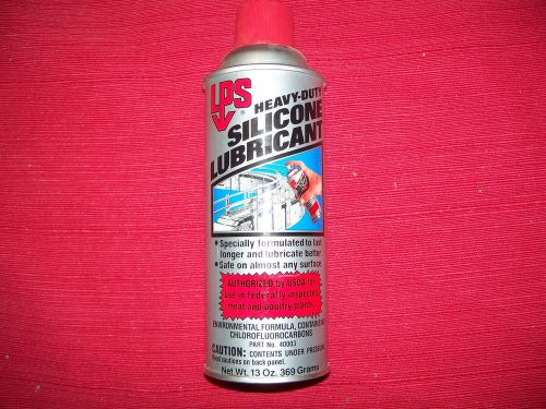 LPS FOOD GRADE heavy duty SILICONE LUBRICANT, 13-oz. AEROSOL CAN, #40003