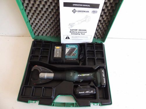 Greenlee gator ek628l 6 ton battery powered crimper crimping tool ek628l11 for sale