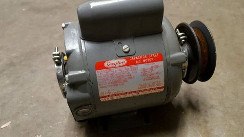 Dayton Motor 5K444B, 1/3hp, 1725, 56 fr, 115VAC, Capacitor Start A.C. Motor