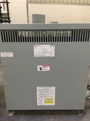 GE 75kva TRANSFORMER 3 Phase 480v-208v/120v