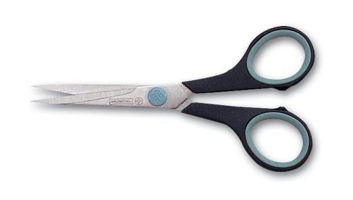 Mundial BP1864-1CushionSoft 5 1/2&#034; Hobby/Craft Scissors, Blue/Lt. Blue Handle