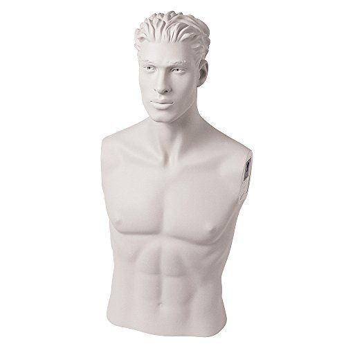 Econoco symb-h109 male bust with head, size 40, white for sale