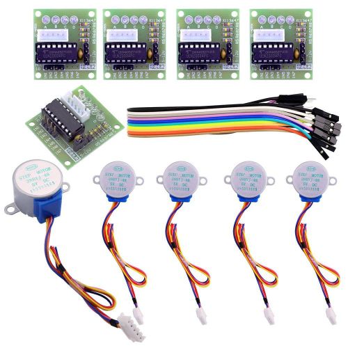 Elegoo 5 sets 28BYJ-48 ULN2003 5V Stepper Motor + ULN2003 Driver Board for Ar...