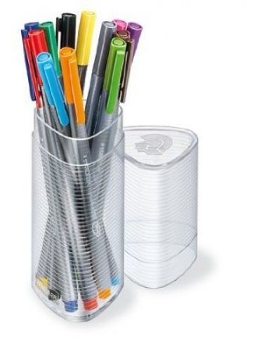 Staedtler triplus triangular fineliner pen case 12 color