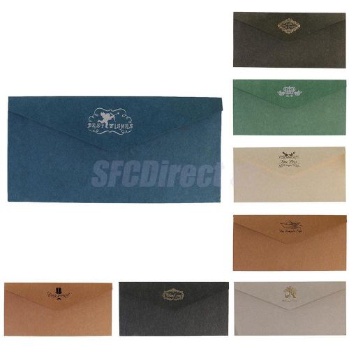 Pack of 10 vintage envelopes wedding party invitation envelopes 22*11cm for sale