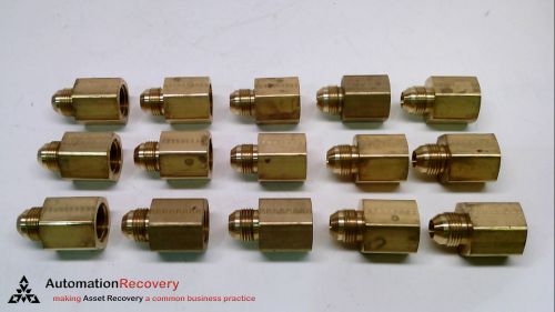 Parker 8-8 gtx-b - pack of 15 - female adapter, tube to npt, male/fema,  #226593 for sale