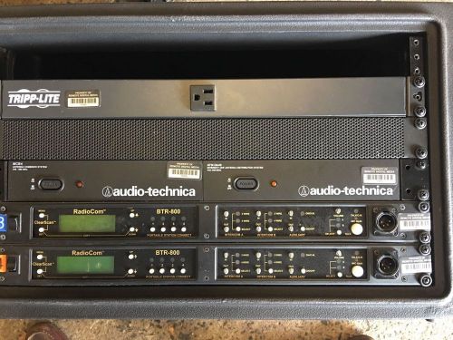 TELEX BTR800 (C4) 2 Channel Wireless Base Station w/ TR825 2 channel belt packs