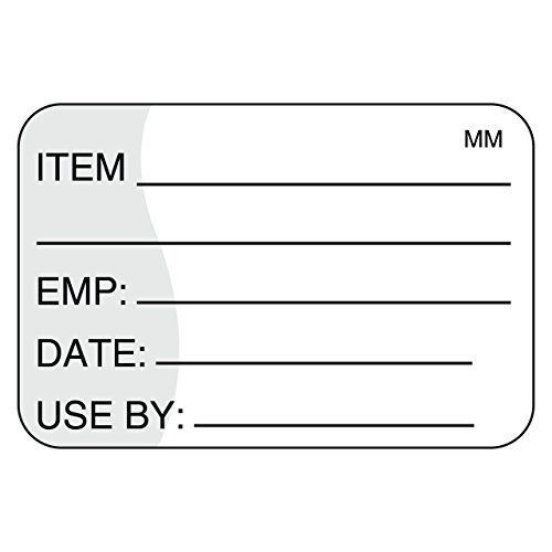 Daymark safety systems it111221 movemark use by removable label, 1&#034; x 1.5&#034; roll for sale