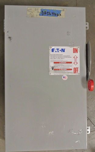 Cutler Hammer DH364UGK 3 Pole 200 Amp 600 Volt Non-Fusible Disconnect Switch