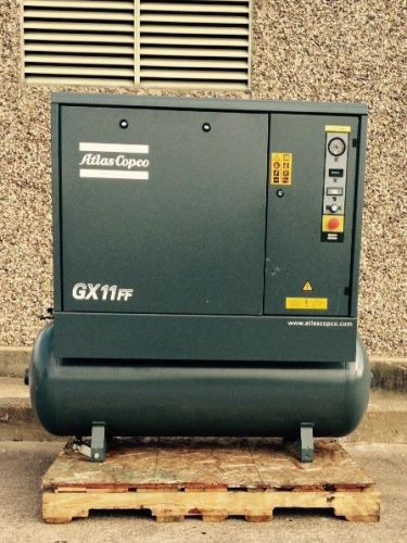 15hp atlas copco screw air compressor, #1038 for sale