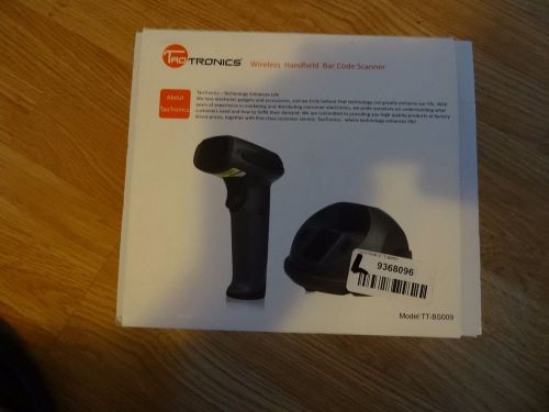 New TaoTronics TT-BS009 Wireless Barcode Scanner BASE AND SCANNER ONLY
