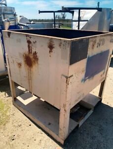 Bin, 40 CF, C/st, 48&#034; x 48&#034; x 30&#034;, Dry storage Tote