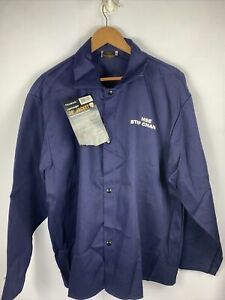 Tillman 6230 Lightweight 30&#034; BLUE Jacket Flame Retardant Cotton Mens Sz 2XL