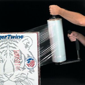 12&#034; x  90 Gauge x 1500&#039; Blown Hand Stretch Film - 4 Pieces