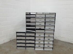 Lot of 7 Sanyo -80 Freezer Storage Racks Lab 55.9cm x 14cm x 29cm