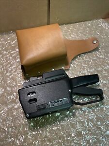 Genuine GARVEY CONTACT Model 18-6 1-Line Price Labeler Gun w/ Leather Pouch NICE