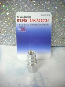 R134a, Tank Adapter, Reclaim Refrigerants R134a Tanks