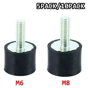 New!M6 M8 Anti Vibration Rubber Mounts Shock Damper For Air Compressors Pump Car