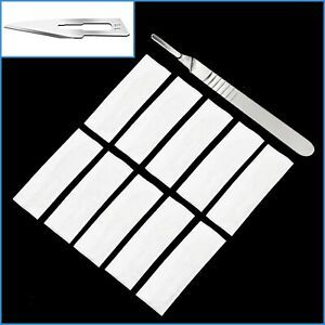 10pcs No.11 Sealed Scalpel Blades With Handle 3 Surgical 11# Craft DIY Precision