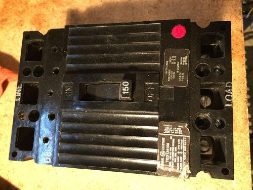 GE TED134150 150amp 3pole 480v circuit breaker