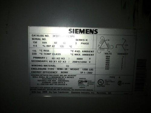 150KWA transformer