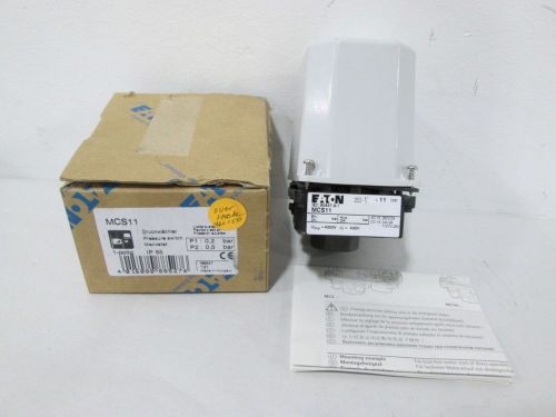 New eaton mcs11 11bar pressure switch 230v-ac 24v-dc 2a amp d289766 for sale