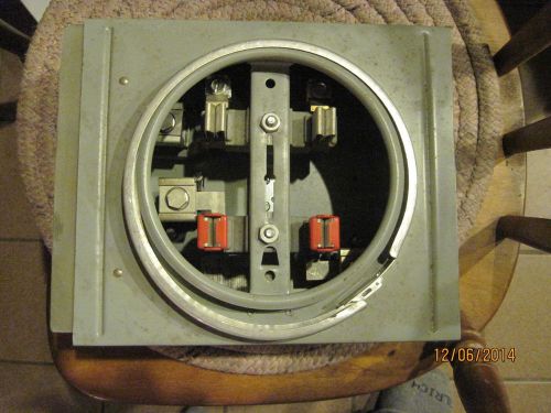 CROUSE-HINDS METER SOCKET  (SC156AR)  100 AMP INDOOR GANGABLE