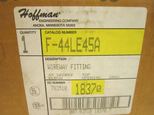 Hoffman Enclosure 90 degree Elbow Cat # F44LE9A New