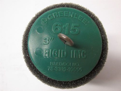 New 3&#034; greenlee conduit piston &#034;mouse&#034; # 615, for emc, imc, ridgid, pvc, for sale