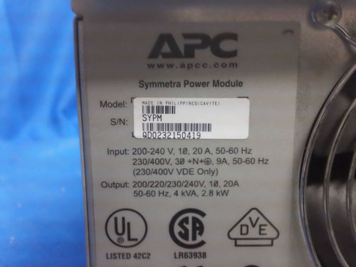 APC SYPM SYMMETRA POWER MODULE