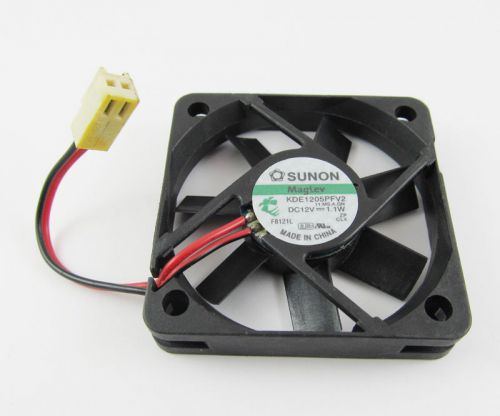 2pcs sunon 50x50x10mm 5010 12v dc fan kde1205pfv2 11cfm 2pin 2510 connector for sale