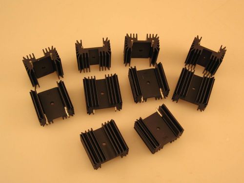 30 HEATSINKS - WAKEFIELD 677-15ABP ALUMINUM-BLACK ANODIZED-NEW UNOPENED BAGS