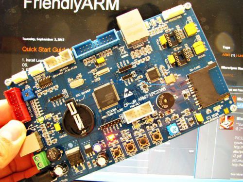 New arm7 nxp lpc2368 development board 512kb 72mhz arm jtag usb ethernet lan for sale