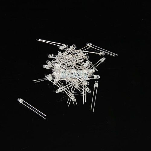 100pcs 3mm blue led light lampt emitting diode 3000-3500mcd for sale