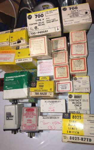 Huge Lot Sale! Allen Bradley AB Cutler Hammer Dayton Fafnir Mcgill  25 New Items