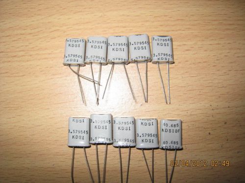 10 X 3.579545 MHz 3.579545MHz Crystal Oscillator HC-49U NEW KDS Japan