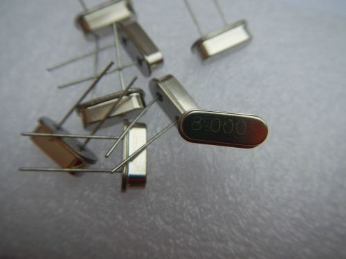 100PCS, 8MHz / 8.000 MHZ Crystal Oscillators HC-49S new