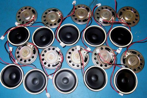 20PC LOT MINIATURE SPEAKERS 2 INCH 8 OHM 2.5W