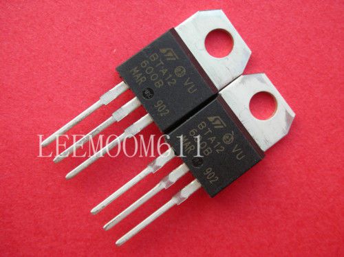 20, ST BTA12-600B BTA12-600 12A Triac 600V TO-220,A126