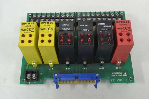 GORDOS ARKANSAS PB-24Q-1 MOUNTING PCB CIRCUIT BOARD RELAY B336635