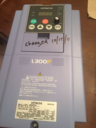 Hitachi L300P-055HFU2 Inverter,480V 3PH 7.5HP