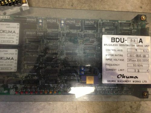 OKUMA BDU-50A    30 Day warranty    rebuilt    tested on machine