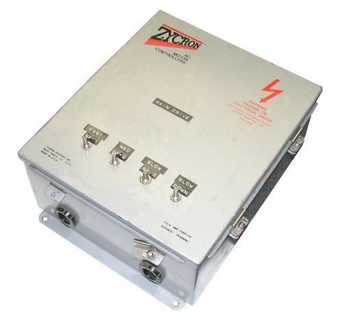 Zycron systems 2hp ac motor controller model zac-200 for sale