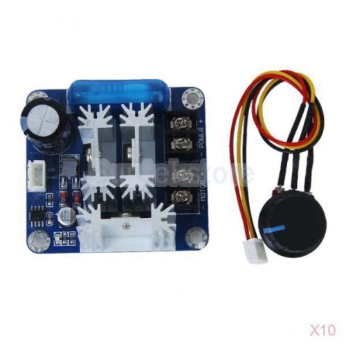 10x dc6-90v 15a pulse width pwm dc motor speed regulator controller switch 15khz for sale