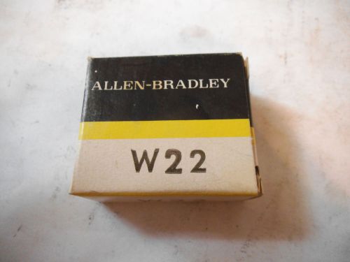 QTY= 2 ALLEN BRADLEY W22 OVERLOAD RELAY HEATER ELEMENT - NEW