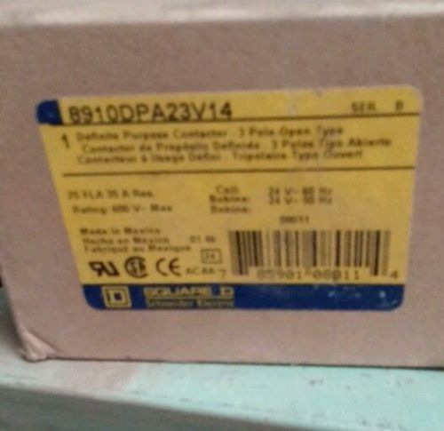 d contactor 24vac 25a open