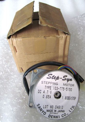 Stepping motor 2 phase, 103-775-5150, Step Syn, Sanyo Denki