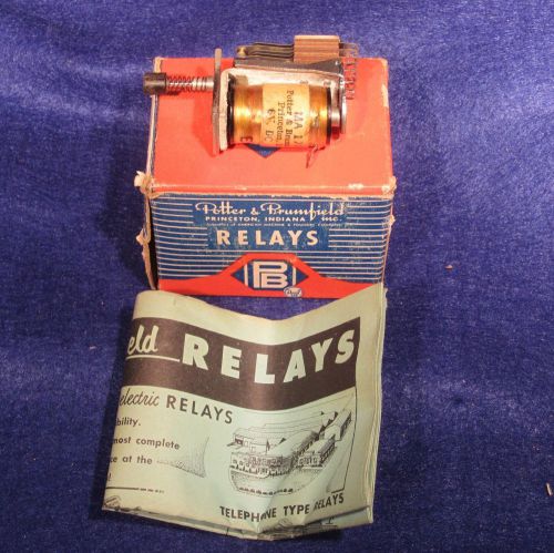 Potter &amp; brumfield relay ma17d 6v dc 4pdt new old stock for sale