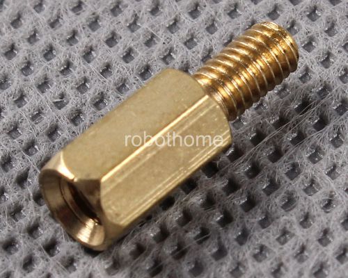 25pcs M3 Male 6mm x M3 Female 8mm M3 8+6 Brass Standoff Spacer brand new