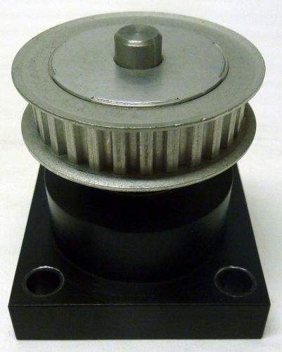 ROBOTICS BELT IDLER PULLEY BEARING BLOCK ASSEMBLY AUTOMATION MOUNT LARGE GEAR